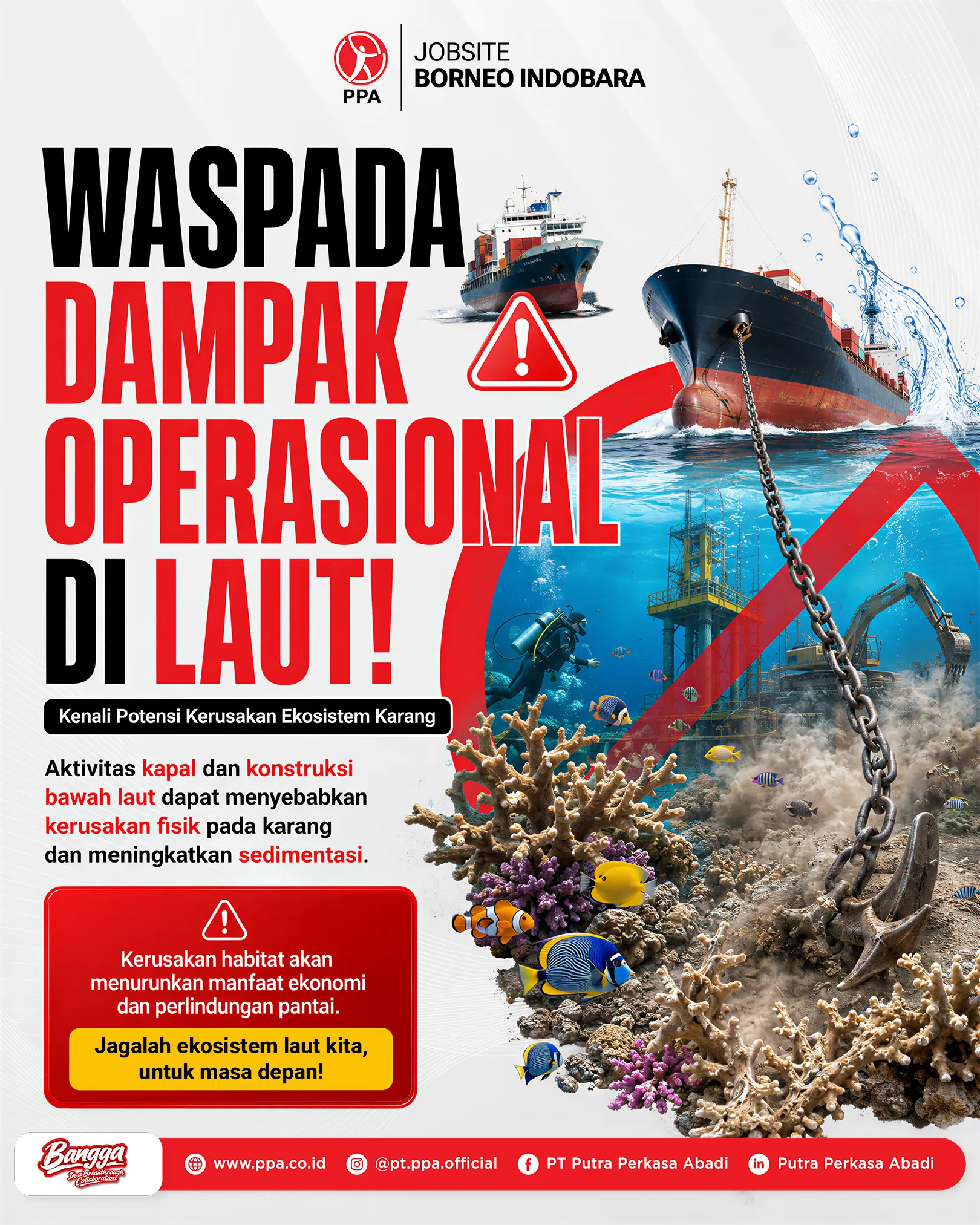 Waspada! Kenali Potensi Dampak Operasional Terhadap Terumbu Karang